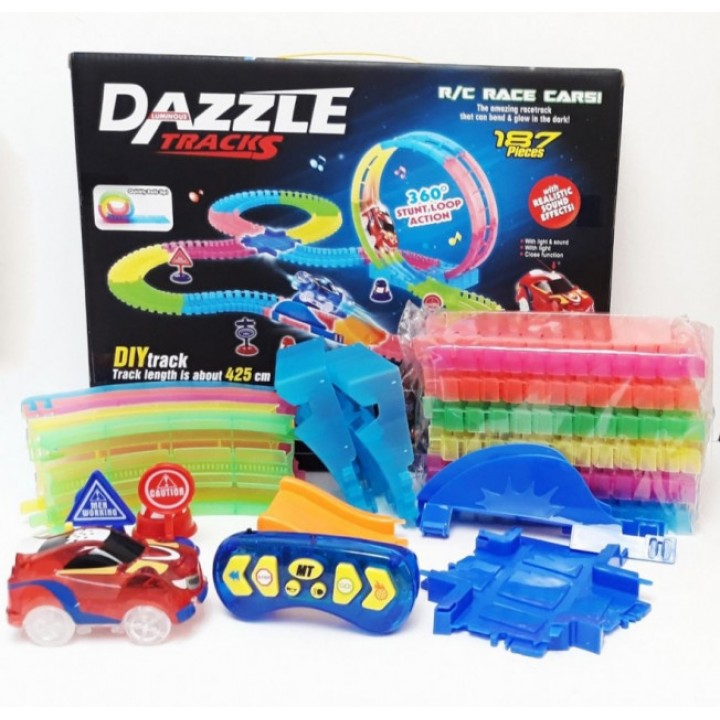 Гоночная трасса DAZZLE TRACKS (187 деталей) 425 см