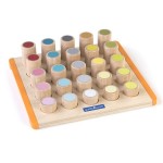 Дерев'яний навчальний сортер Guidecraft Manipulatives Кольорові циліндри (G6734)