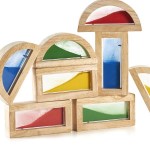 Набір стандартних блоків Guidecraft Block Play Кольоровий пісок (G3014)
