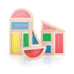 Набір стандартних блоків Guidecraft Block Play Велика веселка, 10 шт. (G3015)