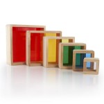 Набір блоків Guidecraft Block Play Кольорова Пірамідка Guidecraft (G5066)