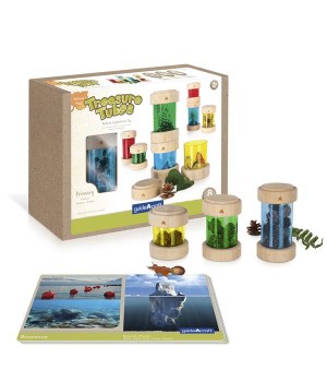 Набір Guidecraft Natural Play Скарби в баночках, різнокольоровий (G3087)
