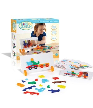 Ігровий набір Guidecraft Manipulatives Потяг з тваринами (G5092)