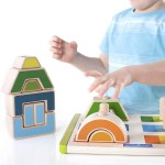 Набір дерев'яних блоків Guidecraft Manipulatives Чергування і поєднання (G6735)