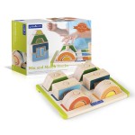 Набір дерев'яних блоків Guidecraft Manipulatives Чергування і поєднання (G6735)