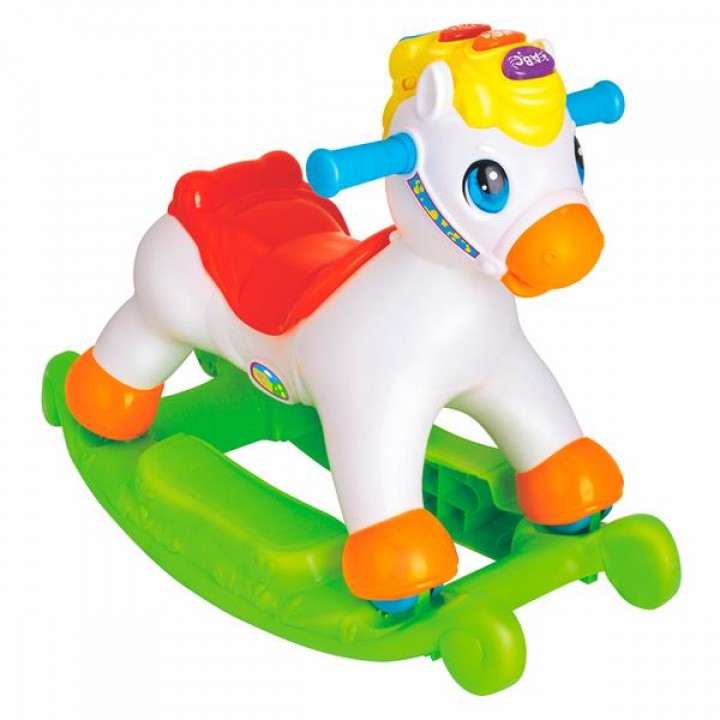 Гойдалка-каталка Hola Toys Поні з музикою (987)