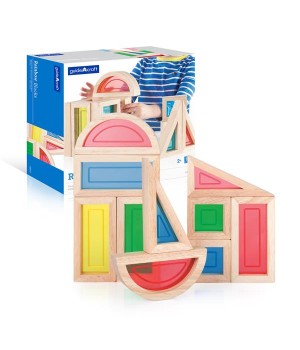 Набір стандартних блоків Guidecraft Block Play Велика веселка, 10 шт. (G3015)