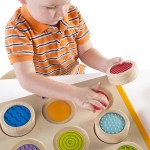 Тактильний сортер Guidecraft Manipulatives Кольорові фактури (G5077)