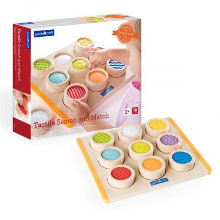 Тактильний сортер Guidecraft Manipulatives Кольорові фактури (G5077)
