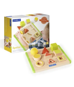 Дерев'яний сортер Guidecraft Manipulatives Фігури в просторі (G6744)