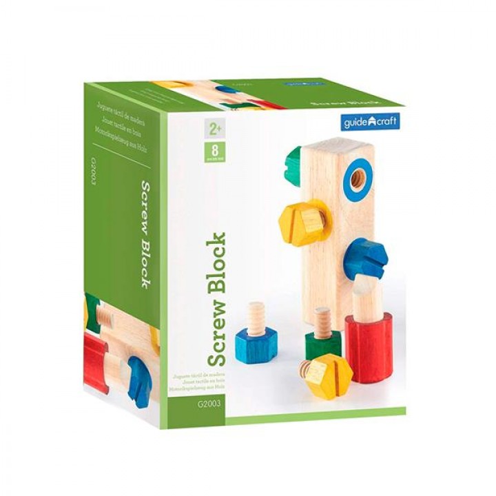 Ігровий набір Guidecraft Manipulatives Блок з гвинтами (G2003)