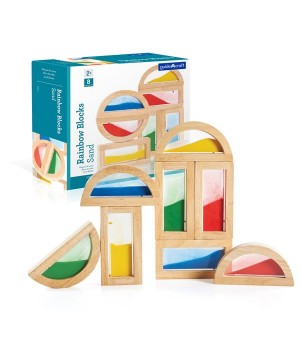 Набір стандартних блоків Guidecraft Block Play Кольоровий пісок (G3014)