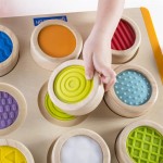 Тактильний сортер Guidecraft Manipulatives Кольорові фактури (G5077)