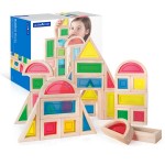 Набір стандартних блоків Guidecraft Block Play Велика веселка, 30 шт. (G3016)