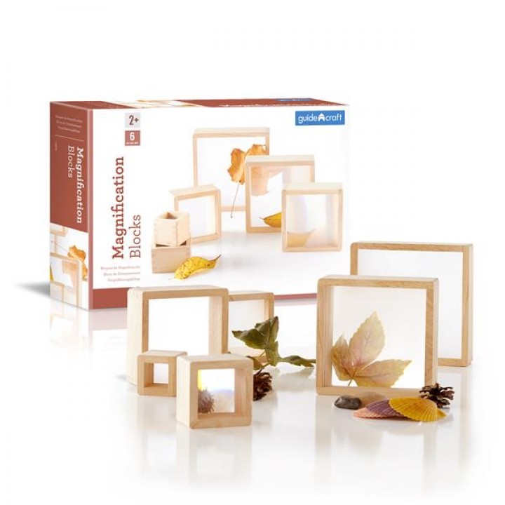 Набір блоків Guidecraft Natural Play Лупа, 10 шт. (G3018)