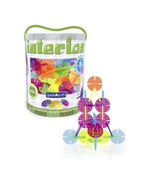 Конструктор Guidecraft Interlox Discs Диски, 96 деталей (G16834)