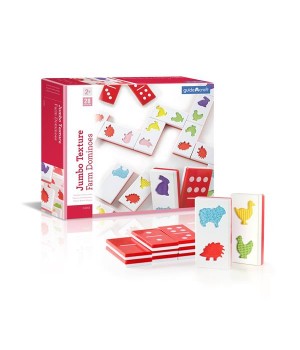 Тактильне доміно Guidecraft Manipulatives Ферма (G5055)