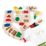 Пазл-сортер Guidecraft Manipulatives Форми і фігури, в мішечку (G5060)