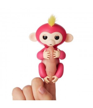 Интерактивная игрушка обезьянка Fingerlings Baby Monkey Розовый
