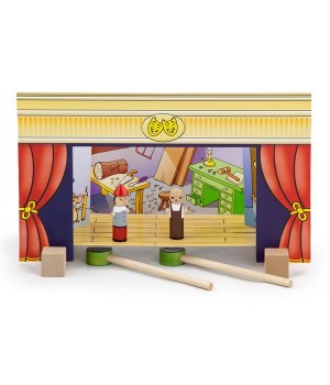Дерев'яний ігровий набір Viga Toys Магнітний театр (56005)