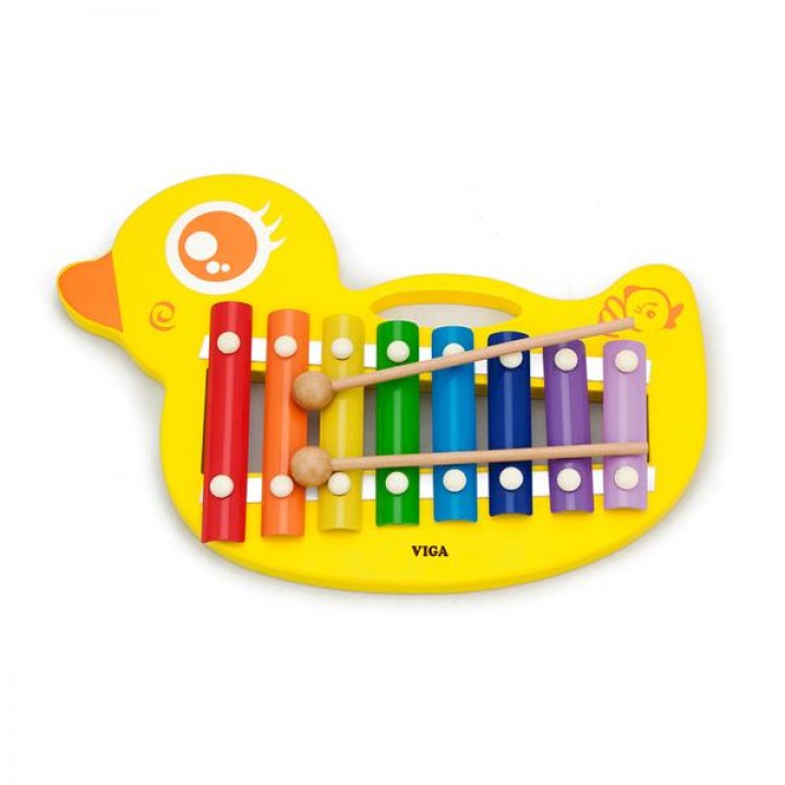 Музична іграшка Viga Toys Ксилофон-каченя (59769)