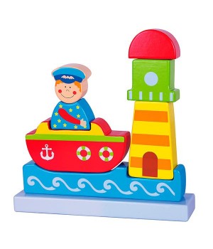 Магнітна дерев'яна іграшка Viga Toys Море (59704)