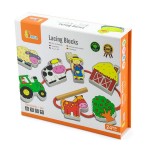 Дерев'яна шнурівка Viga Toys Ферма (59548)