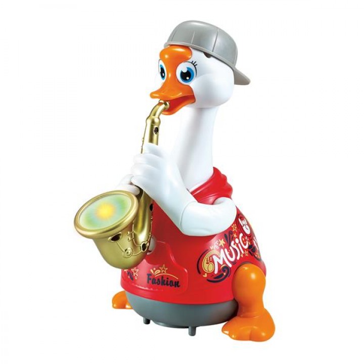 Іграшка музична Hola Toys Гусак-саксофоніст, червоний (6111-red)
