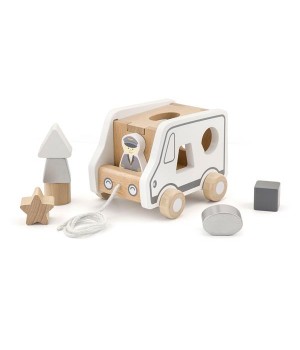 Дерев'яна каталка-сортер Viga Toys Вантажівка (51612)