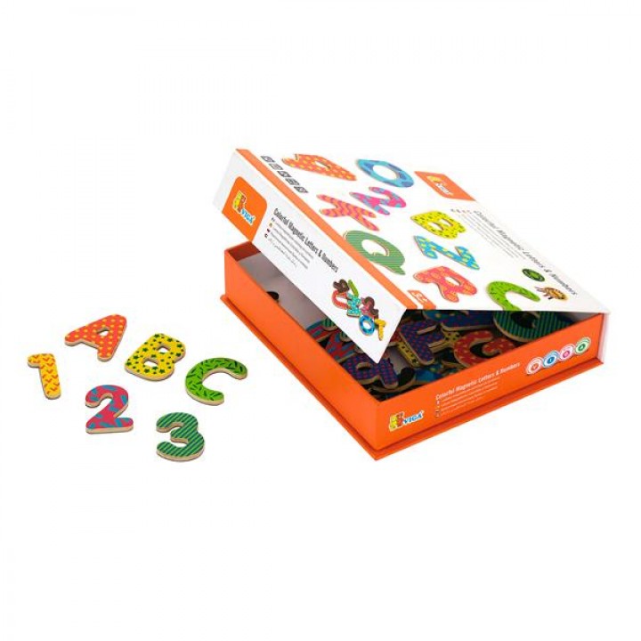 Набір магнітних літер і цифр Viga Toys, 77 шт. (59429)