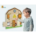Бізіборд Viga Toys Будиночок на фермі (51627)