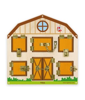 Бізіборд Viga Toys Будиночок на фермі (51627)