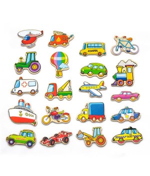 Набір магнітів Viga Toys Транспорт, 20 шт. (58924)