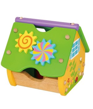 Дерев'яний сортер Viga Toys Веселий будиночок (59485)