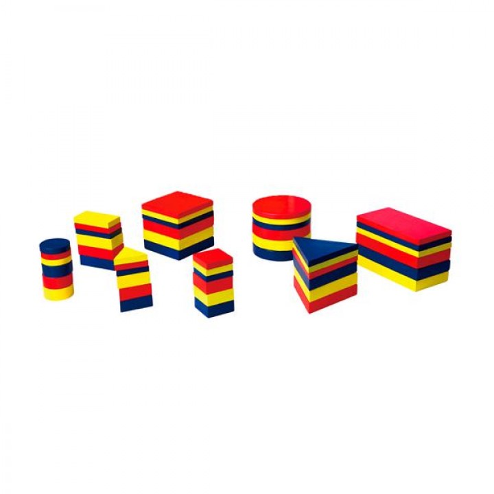 Навчальний набір Viga Toys Логічні блоки Д'єнеша (56164U)