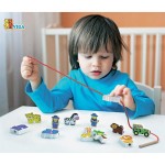Дерев'яна шнурівка Viga Toys Ферма (59548)