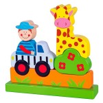 Магнітна дерев'яна іграшка Viga Toys Зоопарк (59702)