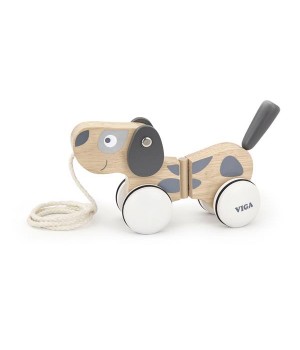 Дерев'яна каталка Viga Toys Собачка (51614)
