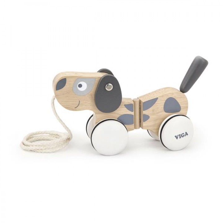 Дерев'яна каталка Viga Toys Собачка (51614)
