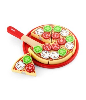 Іграшкові продукти Viga Toys Піца з дерева (58500)