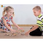 Дерев'яне доміно Viga Toys Звірята (59622)