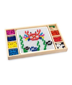 Дерев'яна настільна гра Viga Toys Мозаїка і лудо (59990)
