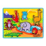 Дерев'яна рамка-вкладиш Viga Toys Звірятка (56435)