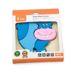 Дерев'яний міні-пазл Viga Toys Бегемотик (59932)