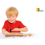 Набір для творчості Viga Toys Дерев'яна аплікація Ферма (51606)