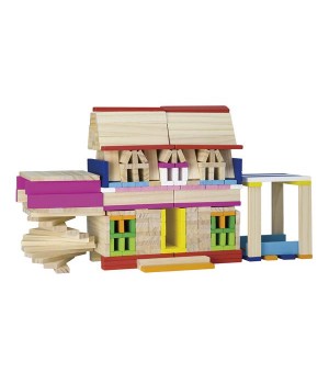Дерев'яні будівельні кубики Viga Toys Архітектурні блоки, 250 шт. (50956)