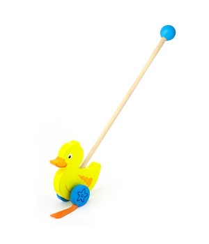 Дерев'яна каталка Viga Toys Каченя (50961)