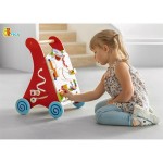 Дитячі ходунки-каталка Viga Toys з бізібордом (50950)