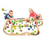 Дерев'яна залізниця Viga Toys 90 ел. (50998)