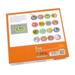 Дерев'яна настільна гра Viga Toys Меморі-звірята, 32 картки (51308)